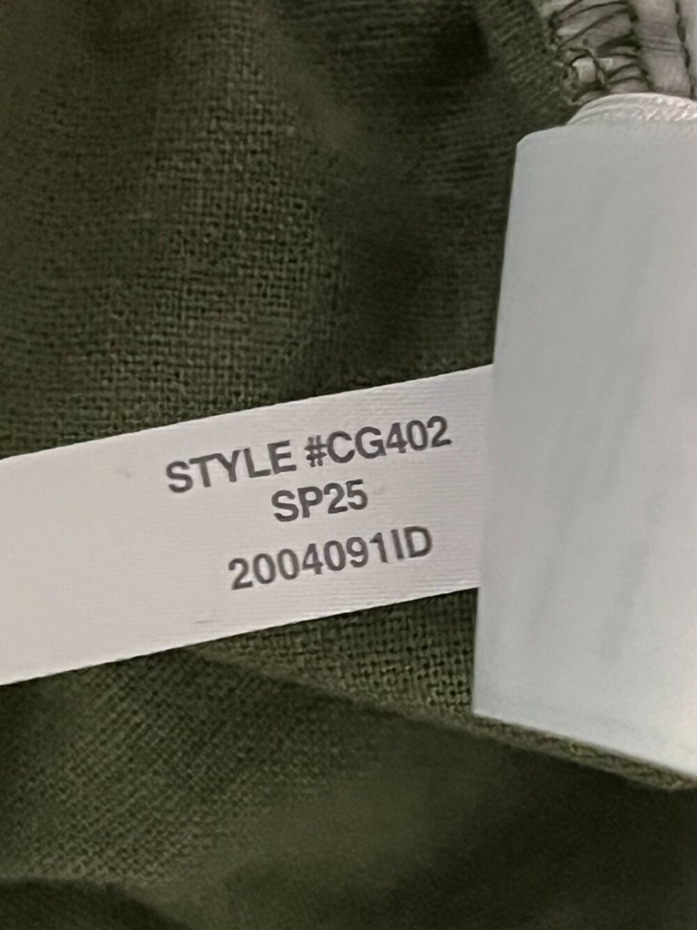 J Crew Womens Wide Leg Linen Blend Pants 8 Green Indie Boho Herbalist Granola - Picture 7 of 7